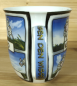 Preview: Witziger Kaffeebecher Hösti Schafe Wind Maritim Tasse Porzellan 400ml Becher