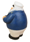 Preview: Maritime Deko Figur bäritger Kapitän mit Fernglas und Karte ( Modell A), aus Polyresin hersgestellt. Maße ca.: Höhe 12cm, Breite 8,5cm, Tiefe 7cm