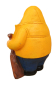 Preview: Maritime Deko Figur bäritger Seemann mit Friesennerz und Paddel ( Modell C), aus Polyresin hersgestellt. Maße ca.: Höhe 12cm, Breite 8,5cm, Tiefe 7cm