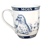 Preview: Maritimer Becher Seehund Moin Moin Ebbe Flut 400ml Porzellan Kaffeebecher (1276)