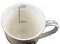 Preview: Maritimer Becher Seehund Moin Moin Ebbe Flut 400ml Porzellan Kaffeebecher (1276)
