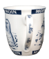 Preview: Maritimer Becher Seehund Moin Moin Ebbe Flut 400ml Porzellan Kaffeebecher (1276)